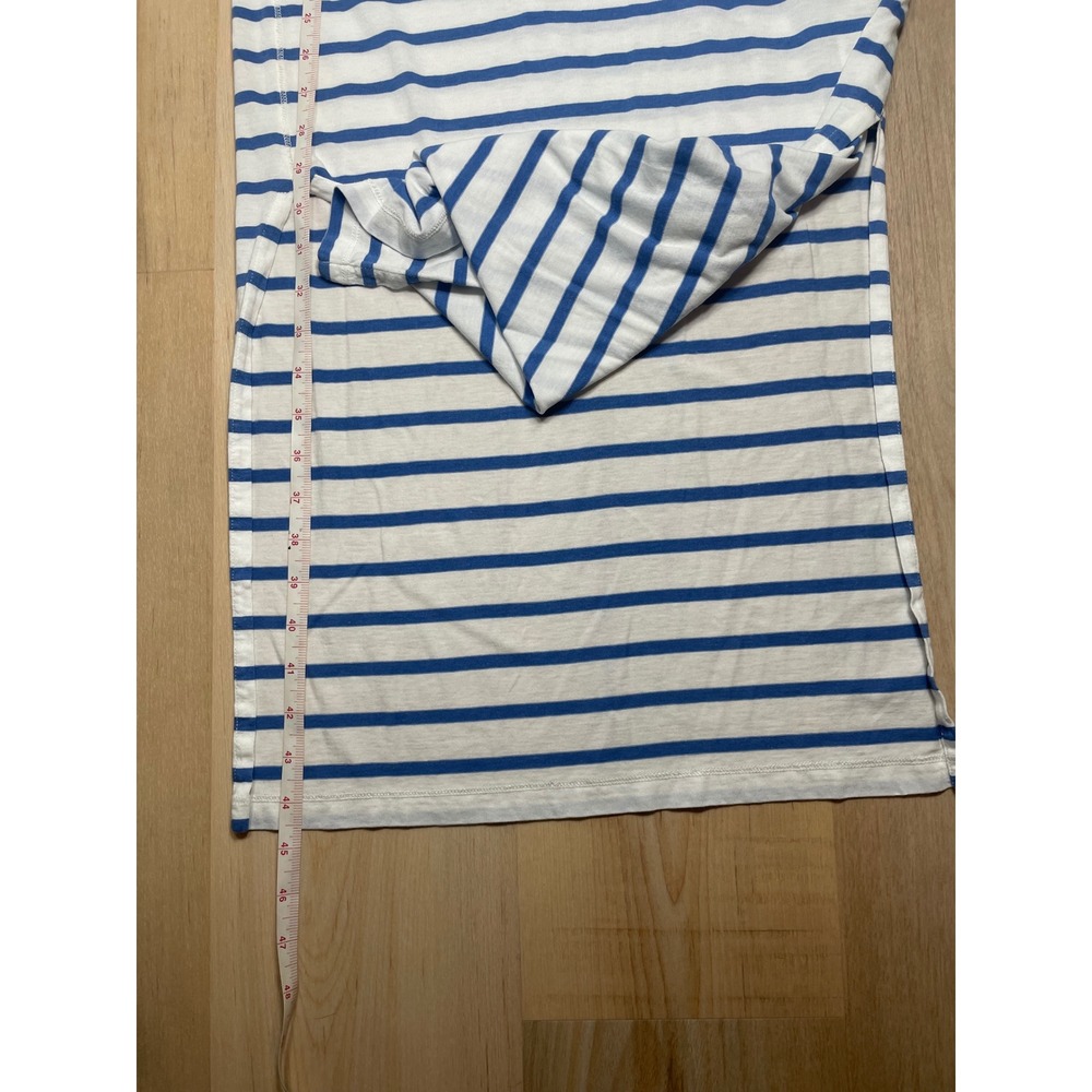 Rag & Bone Blue White Striped Sleeveless‎ V-Neck Maxi Dress XS Lyocell Cotton - Picture 8 of 10